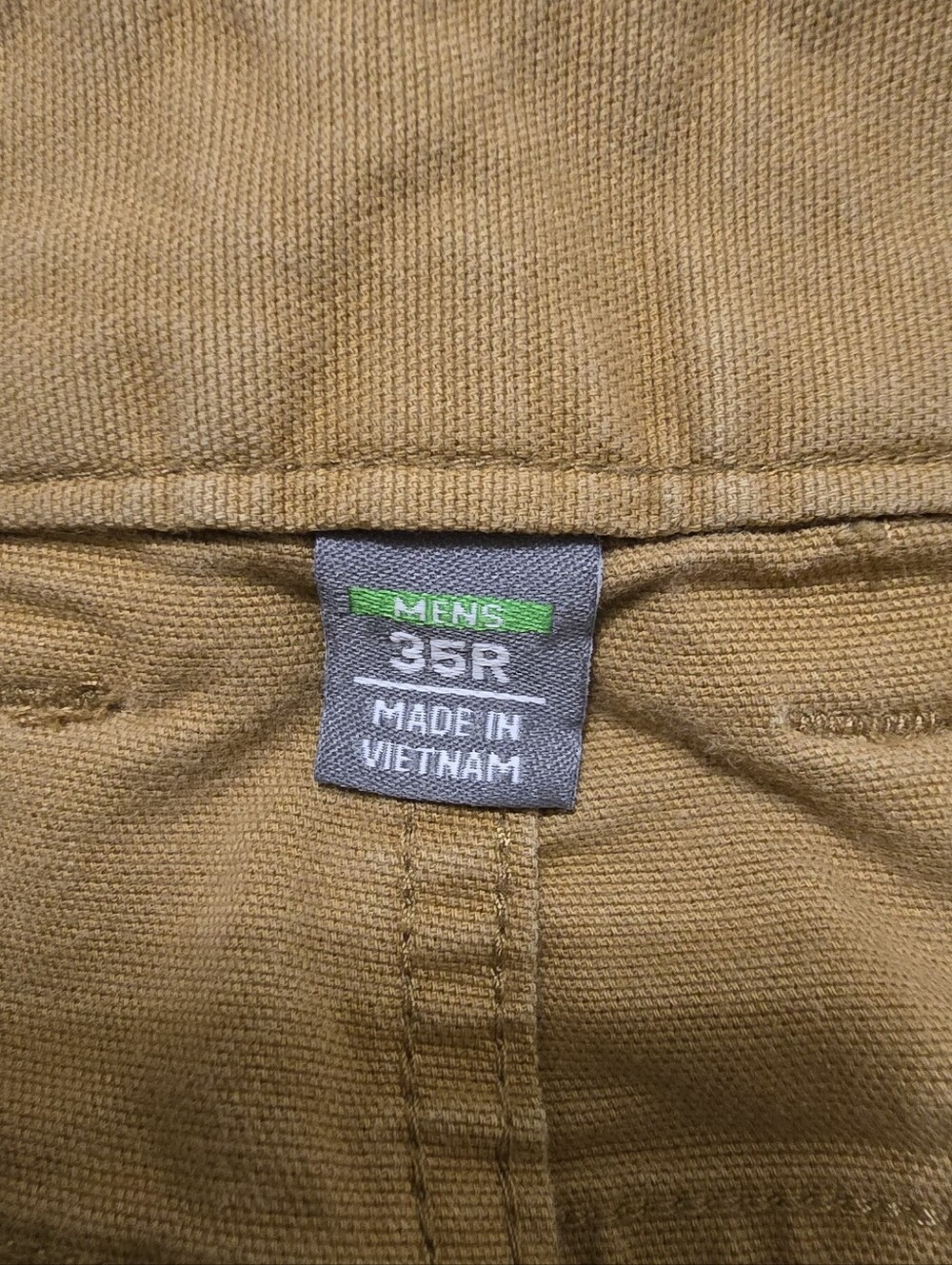 Stio 24/25 Men's Rivet Canvas Pant Barren Brutte Tan 35X30 Outdoor Cabincore - Picture 9 of 12